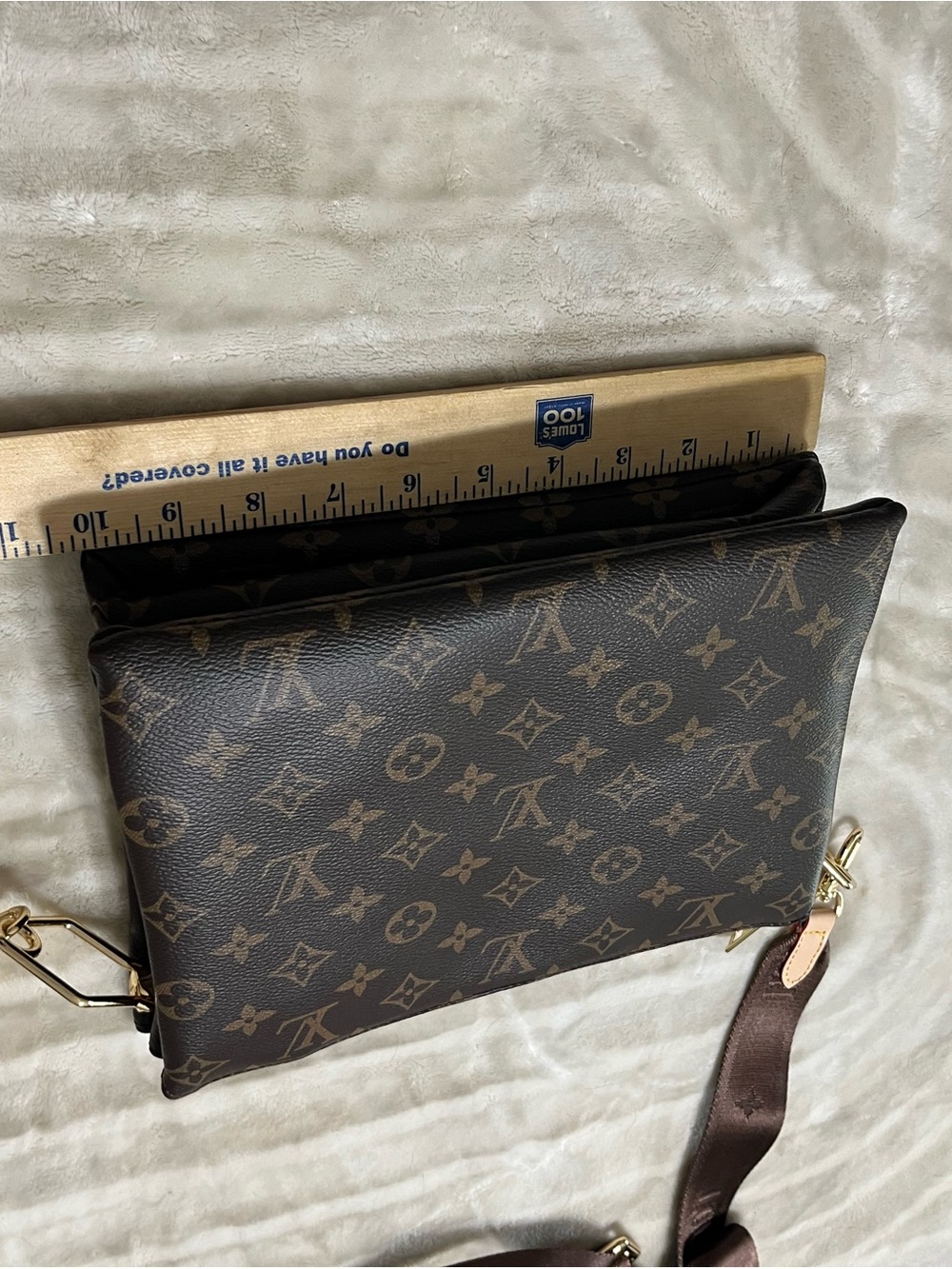 Louis Vuitton Brown Monogram Canvas Messenger with Adjustable Strap - Picture 9 of 13